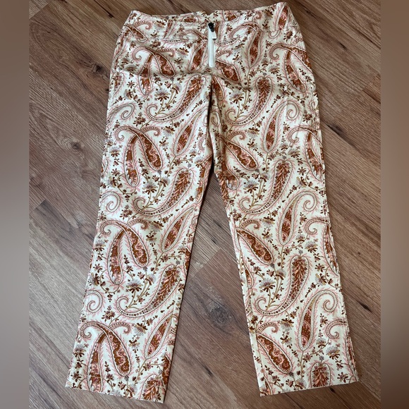 Express Pants - Express paisley cropped pants, size 3/4, NWT